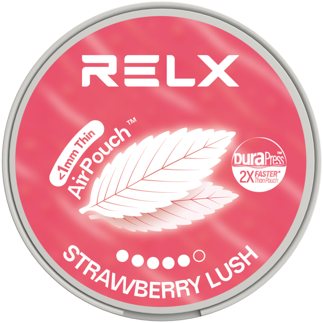 RELX-Nicotine AirPouch-20pcs-Strawberry Lush-14mg-SWE