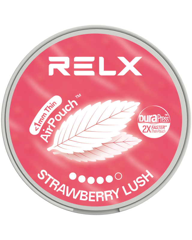 RELX-Nicotine AirPouch-20pcs-Strawberry Lush-14mg-SWE