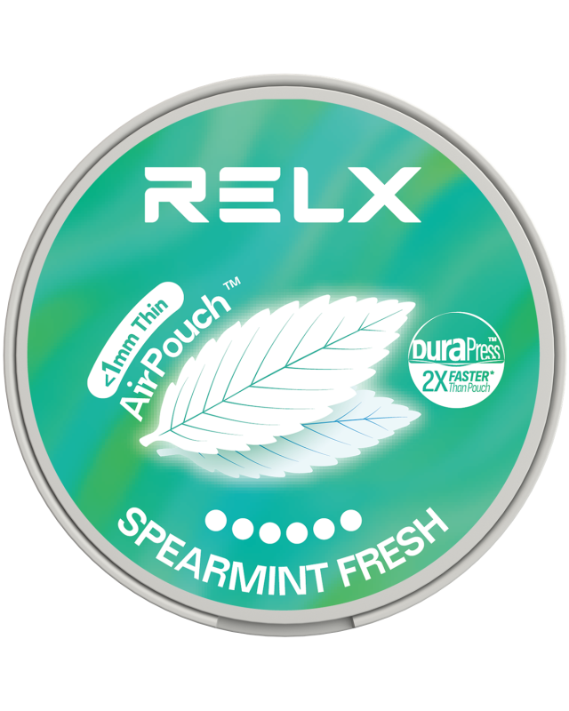 RELX-Nicotine AirPouch-20pcs-Spearmint Fresh-20mg-SWE